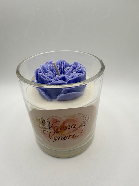 Black Violet & Saffron 10 oz Clear Container Candle
