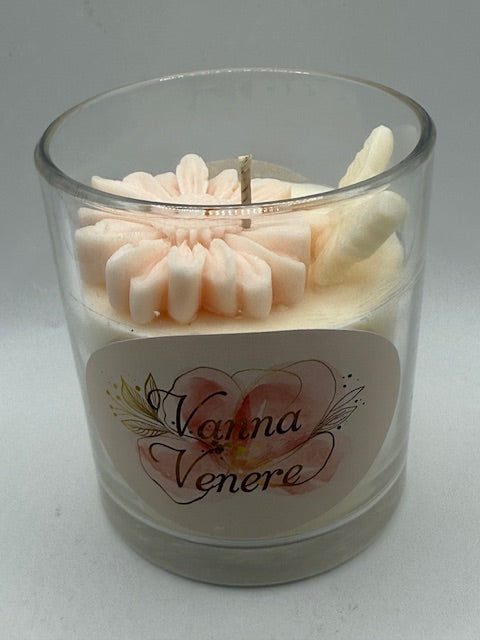 Black Violet & Saffron 10 oz Clear Container Candle