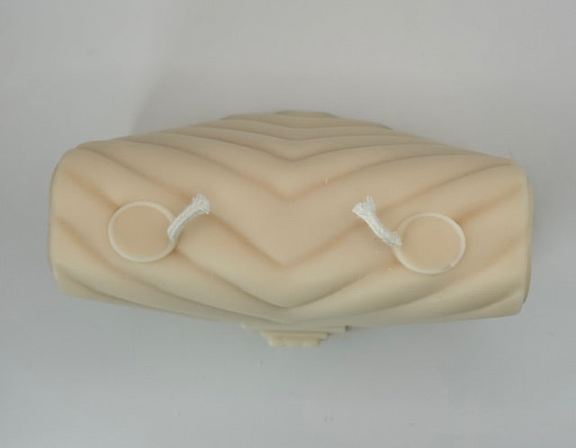 Cream Purse Candle - Beach Linen