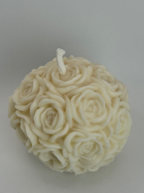 Divine Bloom - Rose Ball Candle