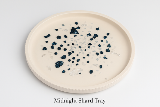 Midnight Shard Tray - Ceramic Resin