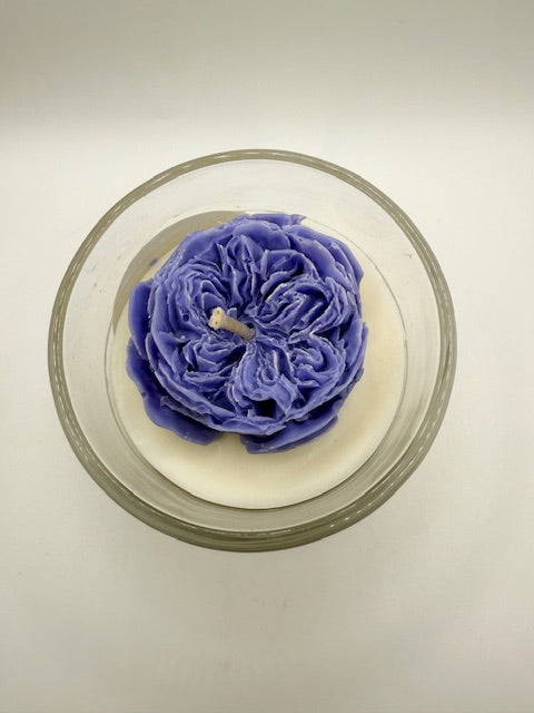 Black Violet & Saffron 10 oz Clear Container Candle