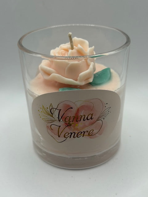 Black Violet & Saffron 10 oz Clear Container Candle