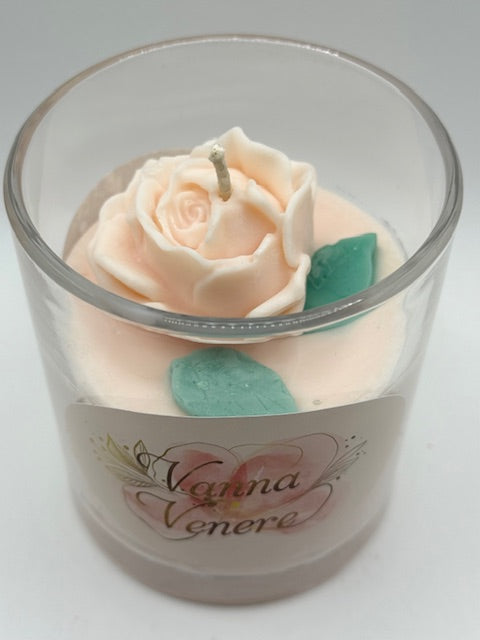 Black Violet & Saffron 10 oz Clear Container Candle