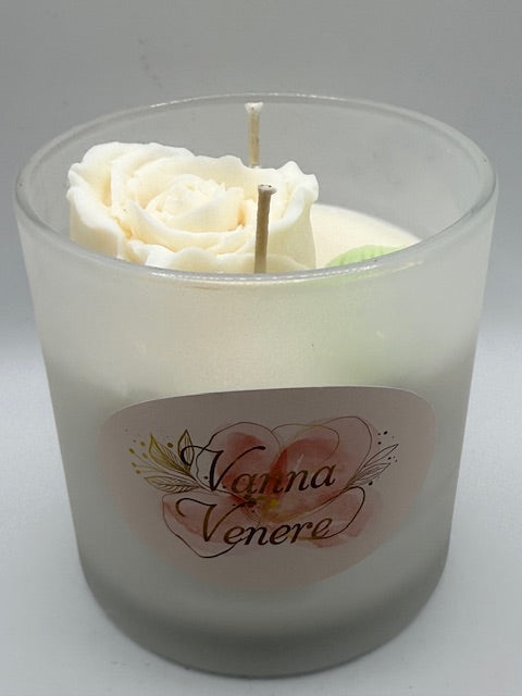 Black Violet & Saffron 16 oz Frost Container Candle