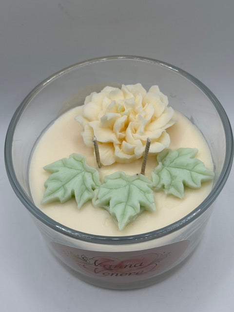 Black Violet & Saffron 15 oz Clear Container Candle