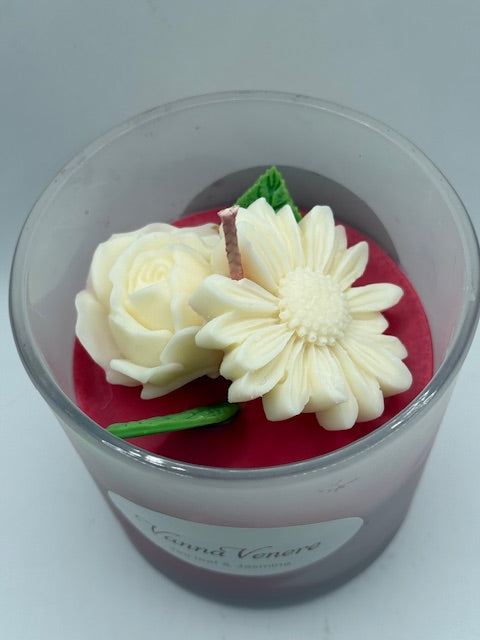 Tea Leaf & Jasmine White 16 oz Frosted Container