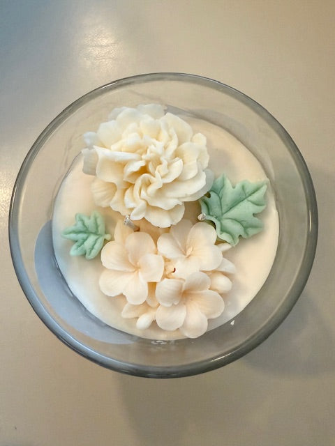 Black Violet & Saffron 15 oz Clear Container Candle