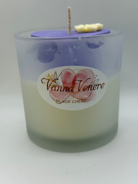 Black Cherry 16 oz Frosted Container