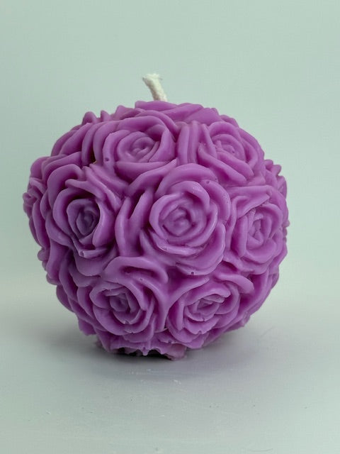 Boho Bloom - Rose Ball Candle