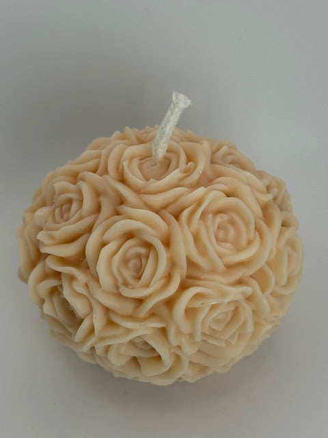 Seaside  Bloom - Rose Ball Candle